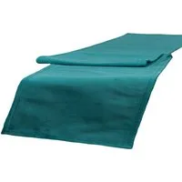 beties Tischläufer Samt&Sonders (1-tlg, 1 Stück Tischläufer), ca. 40x140 cm Samt Tischdekoration modern und edel petrol
