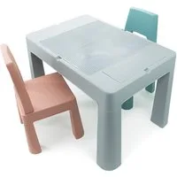 Babykajo Spieltisch, (Set, 3-tlg), Kindertisch mit 2 stühlen - Spieltisch für In- und Outdoor