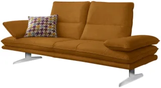W.SCHILLIG 2,5-Sitzer "broadway Designsofa mit hohem Sitzkomfort" Sitztiefenverstellung, Kopfteil- & Seitenteilverstellung, Breite 236cm