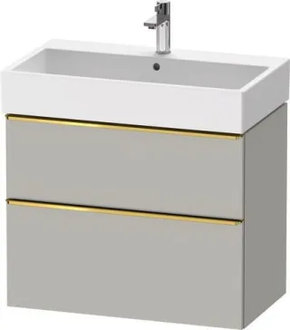 Duravit D-Neo Waschtischunterbau wandhängend Betongrau Matt 784x442x625 mm - DE4373034070000 DE4373034070000
