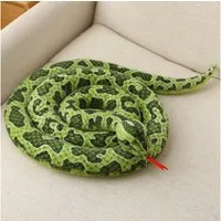 Tinisu Plüschfigur Schlange Weiches Kuscheltier – Plüsch Python XXL Stofftier