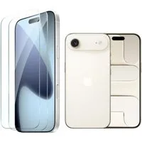 CLM-Tech Displayschutzglas 2X für iPhone 17 Air 6,6 Zoll, Panzerglas Folie - Blasenfreie Anbringung und kratzfest -, 2 Stück, Anti-Fingerabdruck