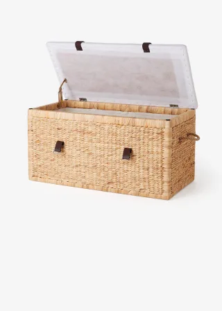 bonprix Sitztruhe, beige, Gr.46,5x82 cm, Die Sitztruhe bietet viel Stauraum