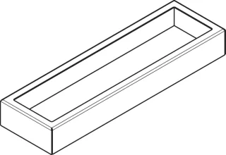 Hansgrohe XtraStoris Abdeckung 15x30x10 für Abfalleimer, 87692000 87692000