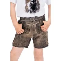 Isar-Trachten Lederhose Lederhose Kinder - MILO - schiefer