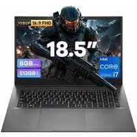 Jumper 18.5" Laptop Intel Core i7 4-Core, 8 GB 512 GB Windows 11 Studium Notebook (Intel@ CoreTM i7-6700HQ, 8 GB, 512 GB SSD, 4-core CPU)