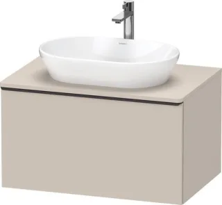 Duravit D-Neo Konsolenwaschtischunterbau wandhängend Taupe Matt 800x550x459 mm - DE49470BD910000 DE49470BD910000
