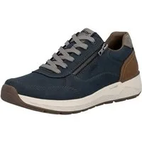 Rieker Sneaker Schnürschuh, Halbschuh, Freizeitschuh mit Reißverschluss seitlich
