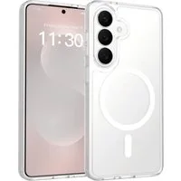 SmartUP Smartphone-Hülle für Samsung Galaxy S26 Plus MagSafe Silikon Case Slim Transparent 6,7, MagSafe-Technologie
