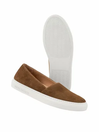 Mey & Edlich Herren Barfuß-Slipper Braun Obermaterial, Futter und Decksohle: Kalbleder