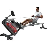JOROTO Rudergerät MR23 & MR26 Wasser Rudergerät für zu Hause, 150 kg Belastbar, 30 Tage Kinomap APP-Mitgliedschaft