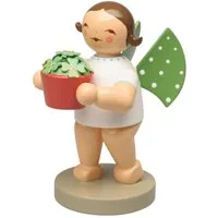 Wendt & Kühn Sammelfigur Engel mit Glücksklee 650/174, Haarfarbe zufällig blond oder braunhaarig
