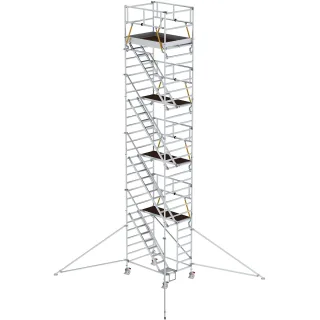 Munk Rollgerüst SG 1,35 x 1,80 m mit Schrägaufstiegen & Ausleger - 167401