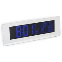 FACKELMANN Funkuhr Digitale Funkuhr – Wecker, Thermometer, Hygrometer, USB-Ladefunktion