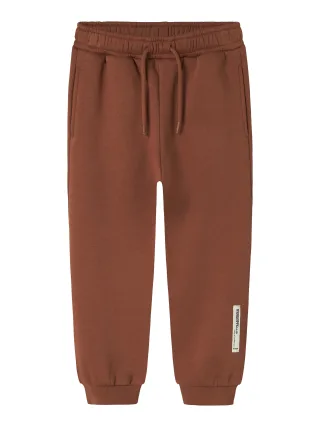 NAME IT - NMMOKIAN NREG SWE PANT BRU BF carob brown - Gr. - 128