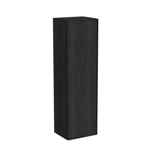 VitrA New Metropole Edge Halbhochschrank mit 1 Tür Türanschlag rechts 35 x 30 x 120 Schwarz,80544 80544