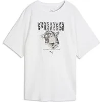 PUMA T-Shirt GRAPHICS ANIMAL RELAXED GRAPHIC TEE mit sportlichem Stil, Kurzarmdesign, Rundhalsausschnitt, unifarben