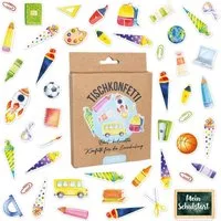 PAPIERDRACHEN Konfetti Tischkonfetti zur Einschulung - tolle Dekoration, Tischkonfetti
