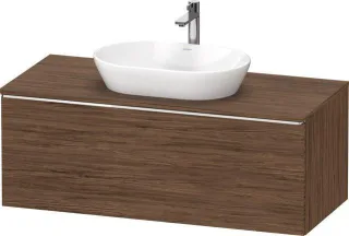 Duravit D-Neo Konsolenwaschtischunterbau wandhängend Nussbaum dunkel Matt 1200x550x459 mm - DE494901 DE4949010210000