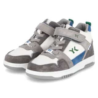 Lurchi High Sneaker Grady Tex - Gr. 32 - Grau - Leder und Synthetik