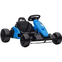 AIYAPLAY Elektro-Kinderauto Gokart 24 V Drift Kart mit 2 Motorn, Driftmodus, Belastbarkeit 50 kg, (1-tlg), für 6-12 Jahre Kinder, Blau