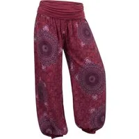 OriginalYou Haremshose Sommerhose Damen Wide Leg Flatterhose Hippie Boho mit elastischem Bund, sommerliches Design, Middle Waist
