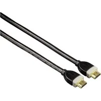 Hama High-Speed HDMI-Kabel 5m Ethernet vergoldet Video-Kabel, HDMI, (500 cm), 4K UHD Full HD TV ARC 3D 1080p HD TV LED LCD OLED vergoldete Stecker