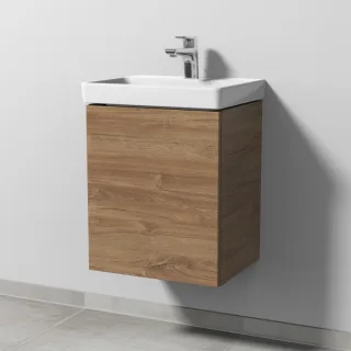 Sanipa 3way Waschtischunterbau zu Villeroy & Boch Avento Waschtisch mit 1 Tür, Eiche-Kansas SM61859