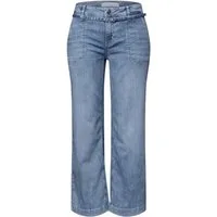 STREET ONE 5-Pocket-Jeans Mid Waist Wide Leg Jeans im Loose Fit