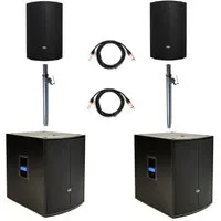 FAME Lautsprechersystem (Audio Discovery 12+18 Stage 3 Set, Aktive Lautsprecher, Bassboxen)