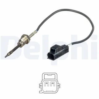 Delphi Abgastemperatursensor Volvo C30 C70 S40 S80 V50 V70 Xc60 Xc70 2,4