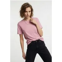 Vero Moda Kurzarmshirt VMPAULINA SS T-SHIRT GA JRS NOOS Baumwolle, regular fit