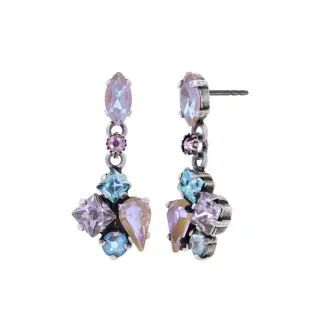 konplott - Ohrstecker - Ballroom blau/pink