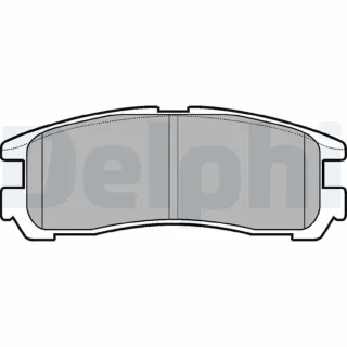 Delphi Bremsbel?ge hinten Chrysler Hyundai Mitsubishi