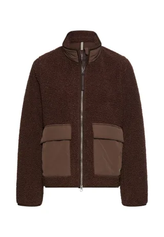 camel active - Teddy Jacke mit Innentasche brown - Gr. - 40