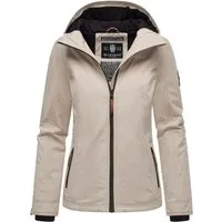 Marikoo Outdoorjacke Brombeere sportliche Übergangsjacke mit Kapuze