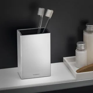 Cosmic Bath Life Stand-Zahnbürstenhalter 8x5x12 cm, chrom, 2290151 WJC229A0051001