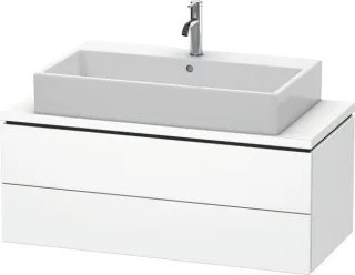 Duravit L-Cube Konsolenwaschtischunterbau wandhängend Weiß Matt 1020x477x400 mm - LC580901818 LC580901818