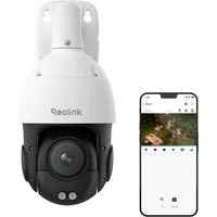 Reolink Überwachungskamera 4K PoE-Kamera 16X optischer Zoom (Außenbereich, 1-tlg., Personen-/Fahrzeug-/Tiererkennung, 2-Wege-Audio)