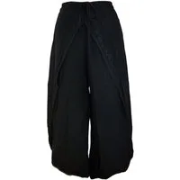 Guru-Shop Relaxhose Palazzohose, Boho Hosenrock, Orienthose,.. alternative Bekleidung