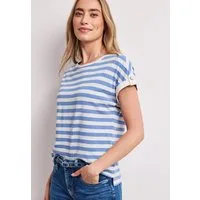 STREET ONE Shirttop Sommershirt mit Streifen