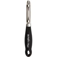 Microplane Sparschäler Schäler SPECIALTY, L 18,5 cm, Schwarz, Edelstahl, (1-tlg)