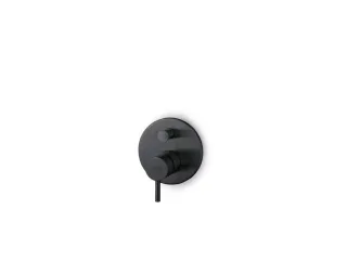 JEE-O Slimline Unterputz-Wannenarmatur mit Umsteller, schwarz strukturiert, 800-2203 800-2203