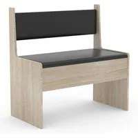 VCM Essbank Küchenbank Esal H. 80 x B. 80 x T. 42 cm, Holz Eckbank Sitzbank für Esstisch, Maße H. 80 x B. 80 x T. 42 cm