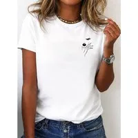 RMK T-Shirt Damen Shirt Rundhals Basic "Stilvoll" aus Baumwolle