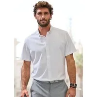 H.I.S Kurzarmhemd Regular Fit in hochwertiger Struktur Optik