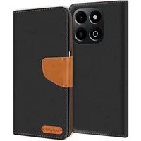 CoolGadget Handyhülle Denim Schutzhülle Flip Case für Honor 400 Smart 6,77 Zoll, Book Cover Handy Tasche Hülle für Honor 400 Smart Klapphülle