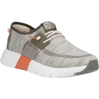 HEYDUDE Sirocco Sport Mode Nylon Herren Grün/Staubiges Olive/Orange Turnschuhe