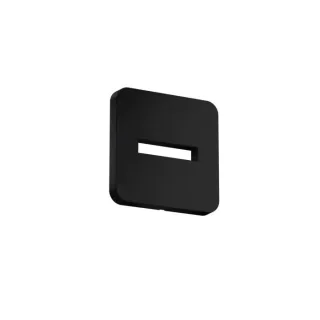 hansgrohe Rosette 35214670 130x130mm, softsquare, Wandmontage, mattschwarz