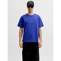Jack & Jones Rundhalsshirt JORNORREBRO EMB TEE SS CREW NECK NOOS Baumwolle, locker geschnitten